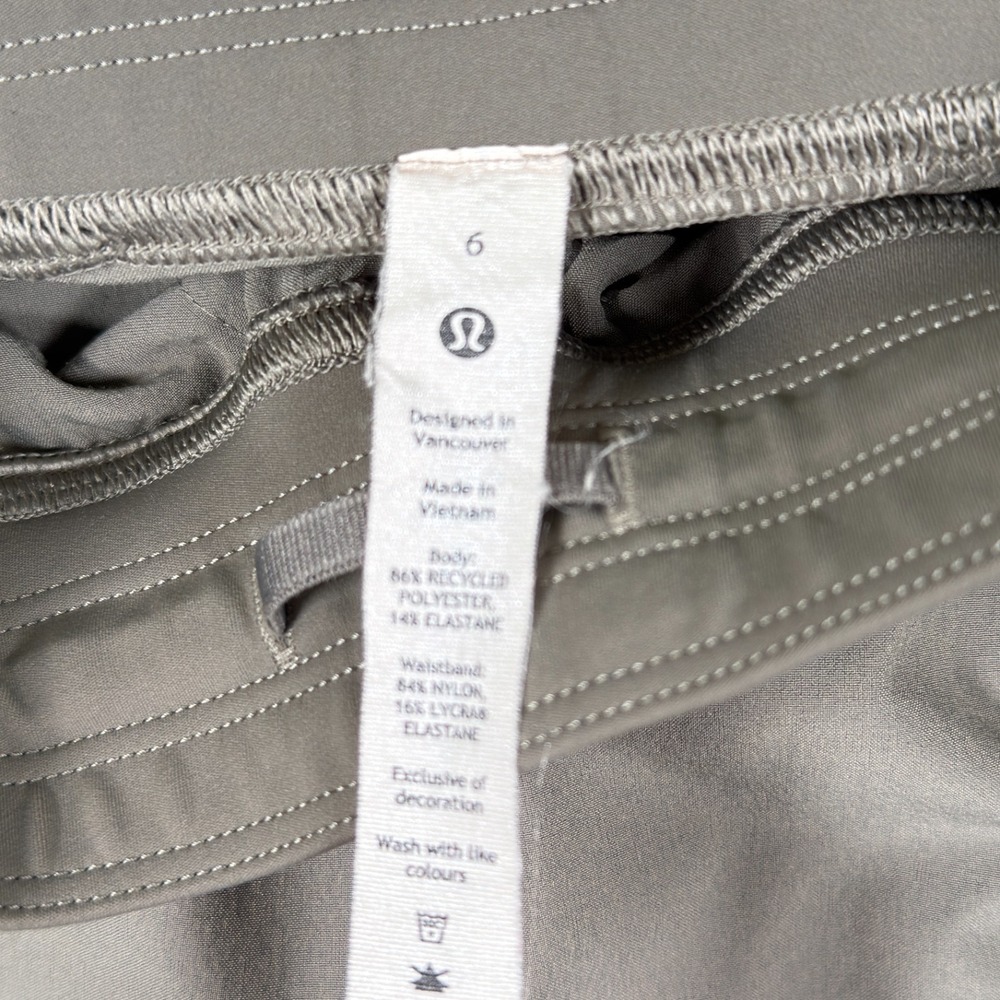 Lululemon Pants Womens 6 Gray Adapted State High-Rise Jogger Airflow Zip Pockets - Picture 5 of 10